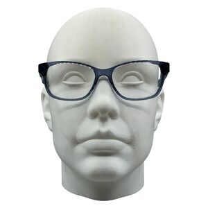 WC 2020-4 Blue Crystal Eyeglasses Frames 52-16-140 Rectangular Full Rim